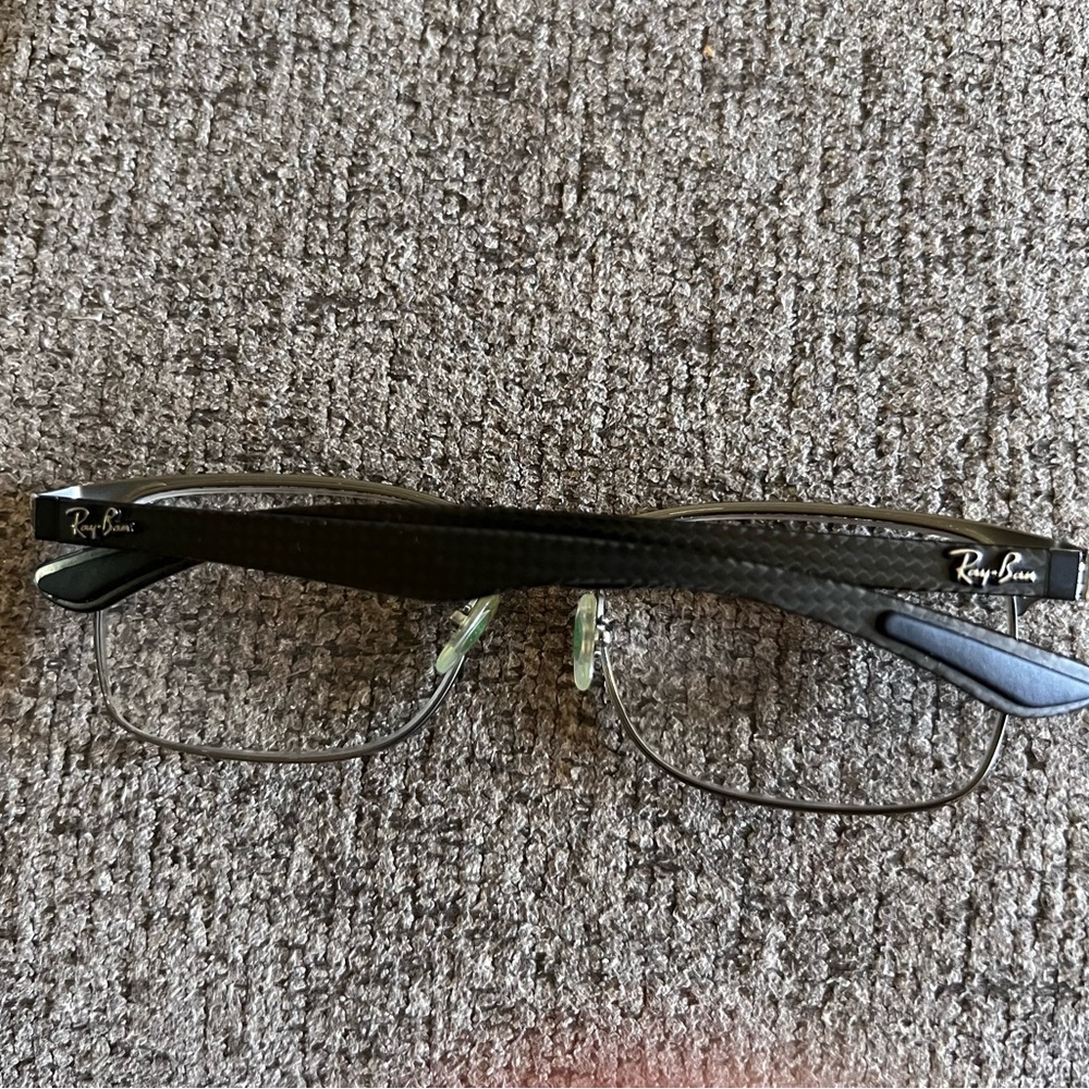 Rayban Matte Gunmetal Eyeglasses Frames View 2